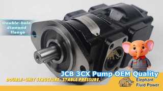 Máy bơm thủy lực đôi 20/903200 Parker / JCB 3CX chất lượng OEM