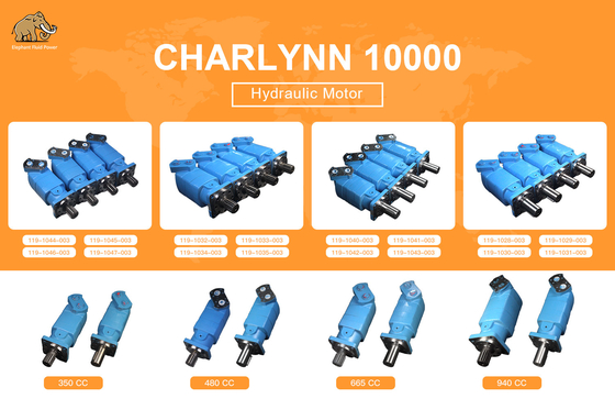 Động cơ thủy lực Geroler gốc Eaton Char Lynn 10000 Series 345-940cc / Rev thay thế