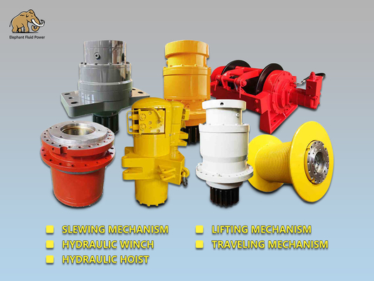 4 Tons 5T 6T 8T 10T 15T 20T Planetary Hydraulic Winch Flat High Pulling cho xe cứu hộ