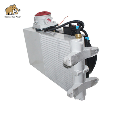 Trong Sở Sản xuất máy xay bê tông Máy làm mát dầu Radiator 18L 20L 24L 26L Fan, Cho xe tải máy xay bê tông