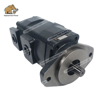 Bơm bánh răng kép 14561971 Gang đúc cho máy đào Volvo EC330B EC360B EC360C, thay thế 100% và bảo hành một năm